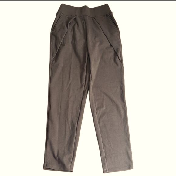 Halara Super High Rise Brown Soft Micro Fleece Ankle Pants NWT Size XS - Picture 1 of 3